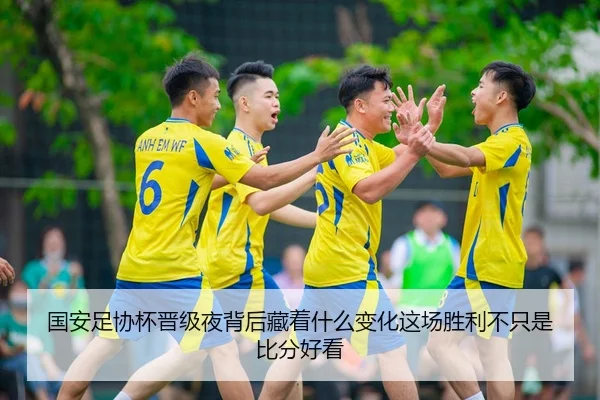 国安足协杯晋级夜背后藏着什么变化这场胜利不只是比分好看